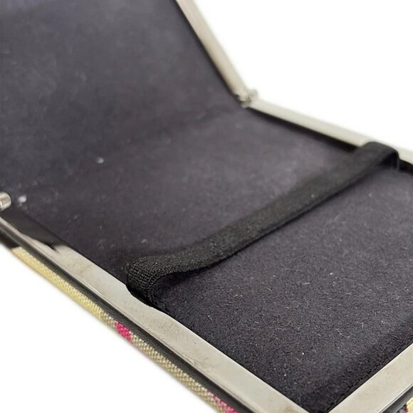 GUCCI - Cream Yellow Green Multi Chemical Fiber Bill Holder 117-072125 - Picture 3 of 5